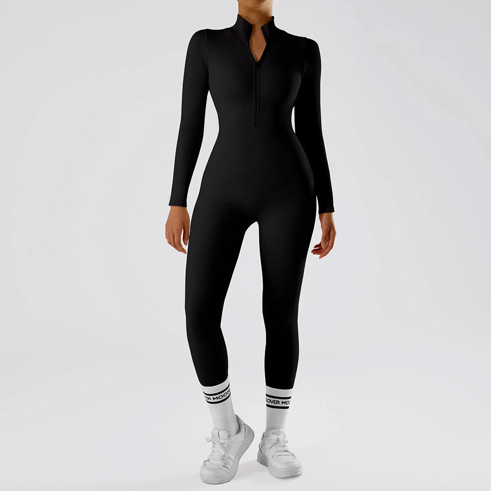 Sport Jumpsuit/Bodysuit för Damer – Sömlös, Stilren och Funktionell