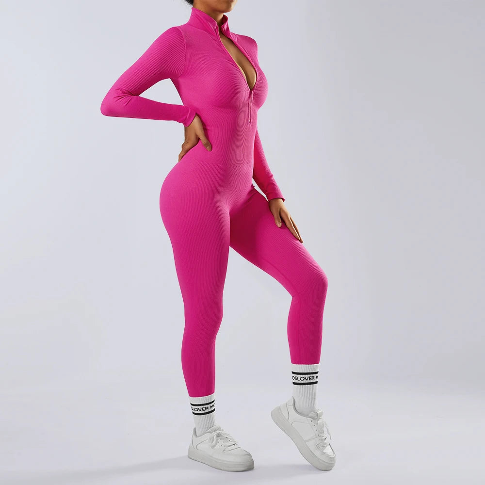 Sport Jumpsuit/Bodysuit för Damer – Sömlös, Stilren och Funktionell