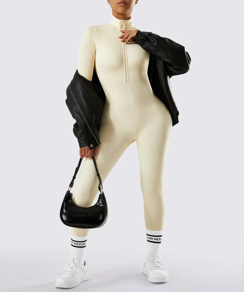 Sport Jumpsuit/Bodysuit för Damer – Sömlös, Stilren och Funktionell