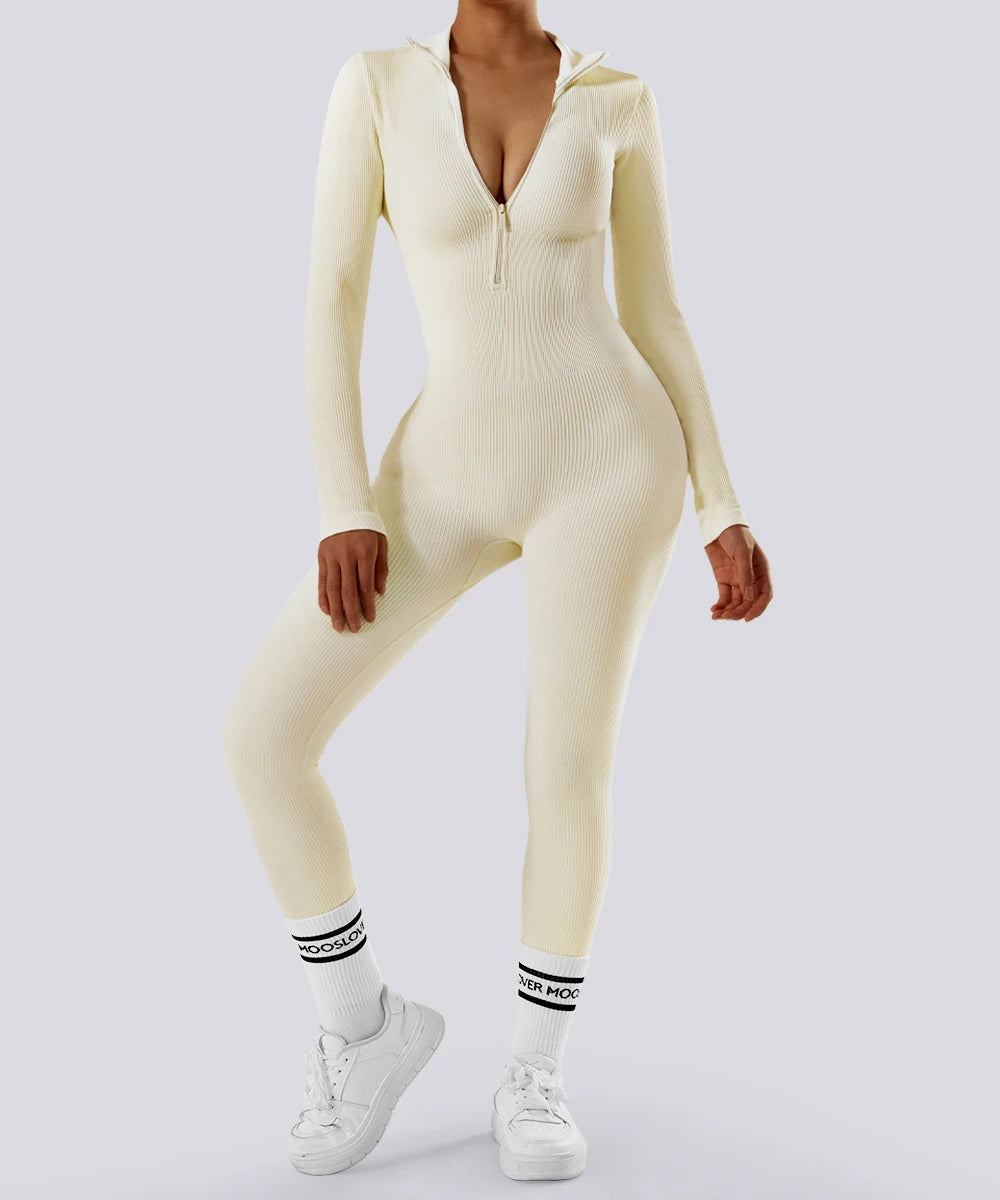 Sport Jumpsuit/Bodysuit för Damer – Sömlös, Stilren och Funktionell