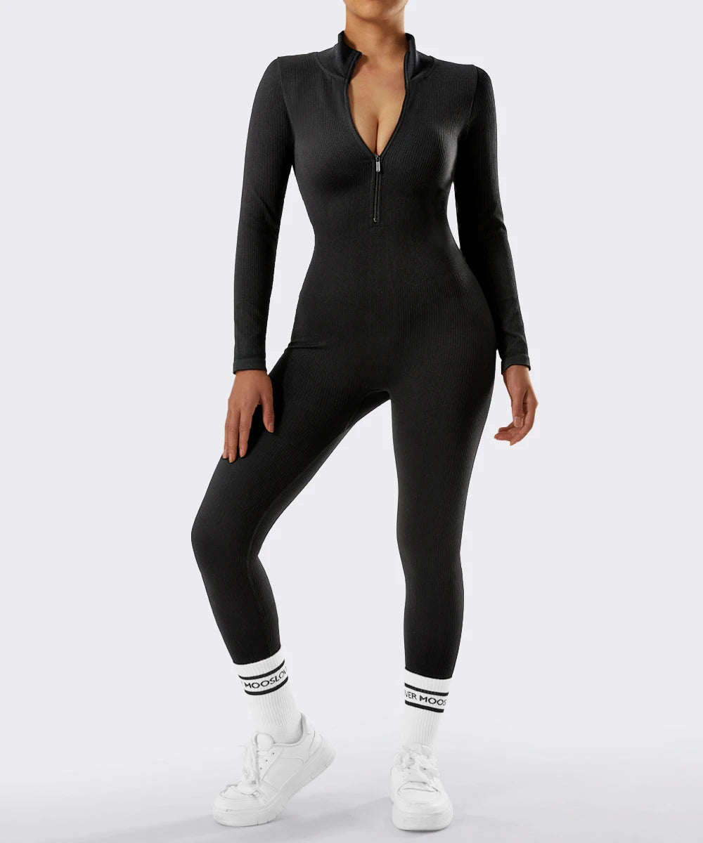 Sport Jumpsuit/Bodysuit för Damer – Sömlös, Stilren och Funktionell