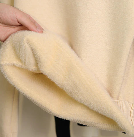 Snygg vintervarm fleece turtleneck - Thermo
