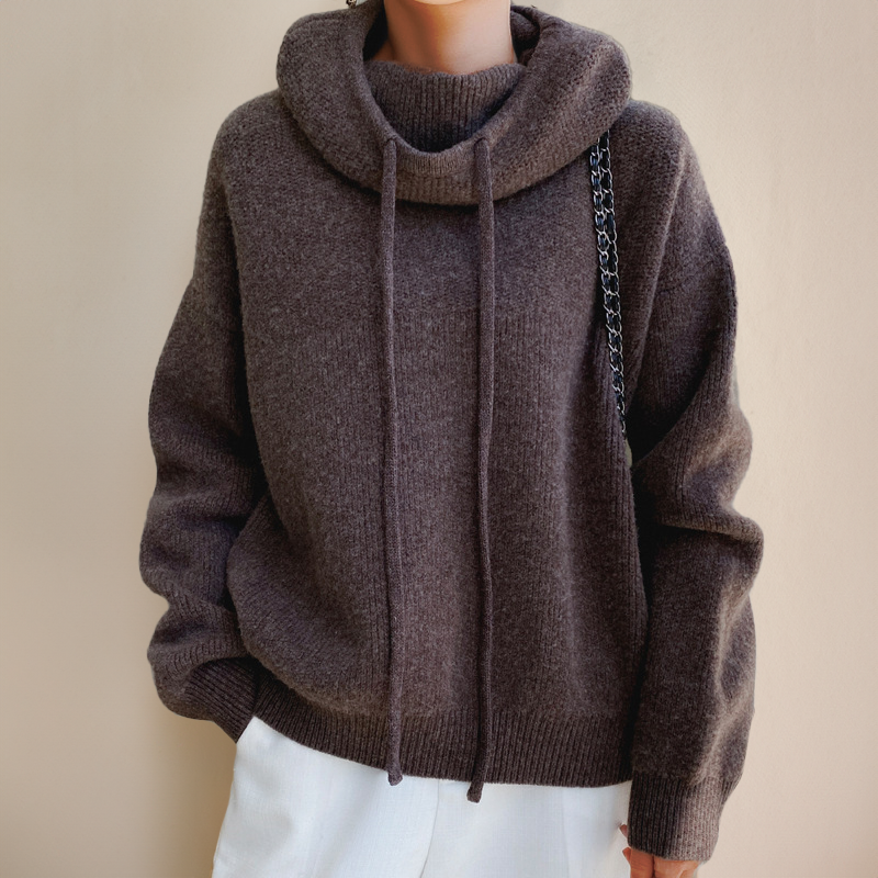 Mjuk Merinoull Hoodie för Damer