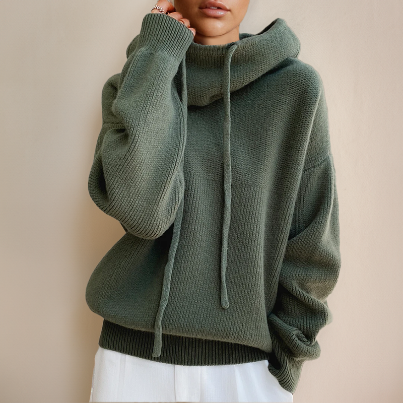 Mjuk Merinoull Hoodie för Damer